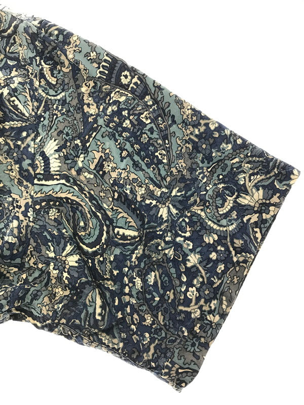 【中古品】【メンズ】 POLO BY RALPH LAUREN ポロ バイ ラルフローレン 90's S/S SILK OPEN COLLOR SHIRT シルクオープン カラー シャツ トップス 146-260826-rt-04-tagh サイズ：L カラー：グリーン 万代Net店