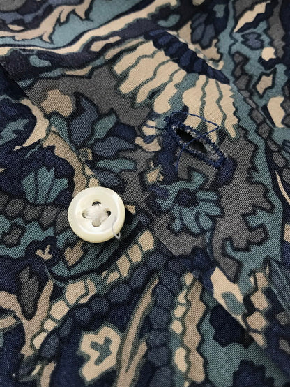 【中古品】【メンズ】 POLO BY RALPH LAUREN ポロ バイ ラルフローレン 90's S/S SILK OPEN COLLOR SHIRT シルクオープン カラー シャツ トップス 146-260826-rt-04-tagh サイズ：L カラー：グリーン 万代Net店