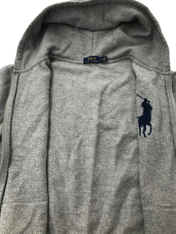 【中古品】【メンズ】 POLO RALPH LAUREN ポロ・ラルフローレン BIG PONY HOODIE GRAY ビッグ ポニー フーディー パーカー トップス 147-260826-rt-08-tagh サイズ：M カラー：グレー 万代Net店