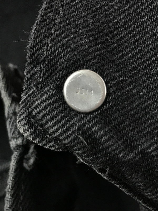 【中古品】【メンズ】 LEVI'S リーバイス DENIM TRACKER JACKET BLACK A1743-0044 デニム トラッカー ジャケット ライトアウター 147-260829-rt-06-tagh サイズ：L カラー：ブラック 万代Net店