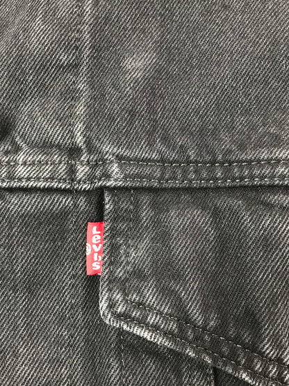【中古品】【メンズ】 LEVI'S リーバイス DENIM TRACKER JACKET BLACK A1743-0044 デニム トラッカー ジャケット ライトアウター 147-260829-rt-06-tagh サイズ：L カラー：ブラック 万代Net店