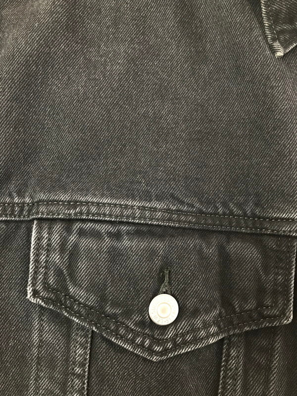 【中古品】【メンズ】 LEVI'S リーバイス DENIM TRACKER JACKET BLACK A1743-0044 デニム トラッカー ジャケット ライトアウター 147-260829-rt-06-tagh サイズ：L カラー：ブラック 万代Net店