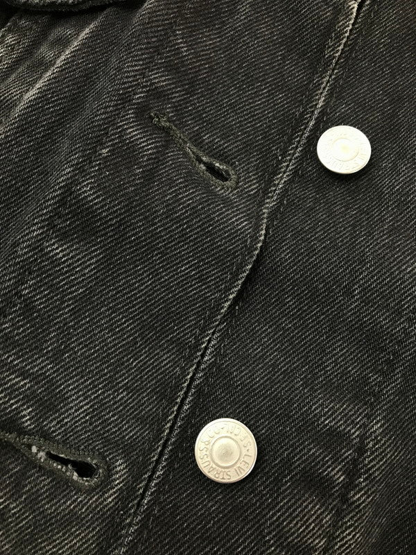 【中古品】【メンズ】 LEVI'S リーバイス DENIM TRACKER JACKET BLACK A1743-0044 デニム トラッカー ジャケット ライトアウター 147-260829-rt-06-tagh サイズ：L カラー：ブラック 万代Net店