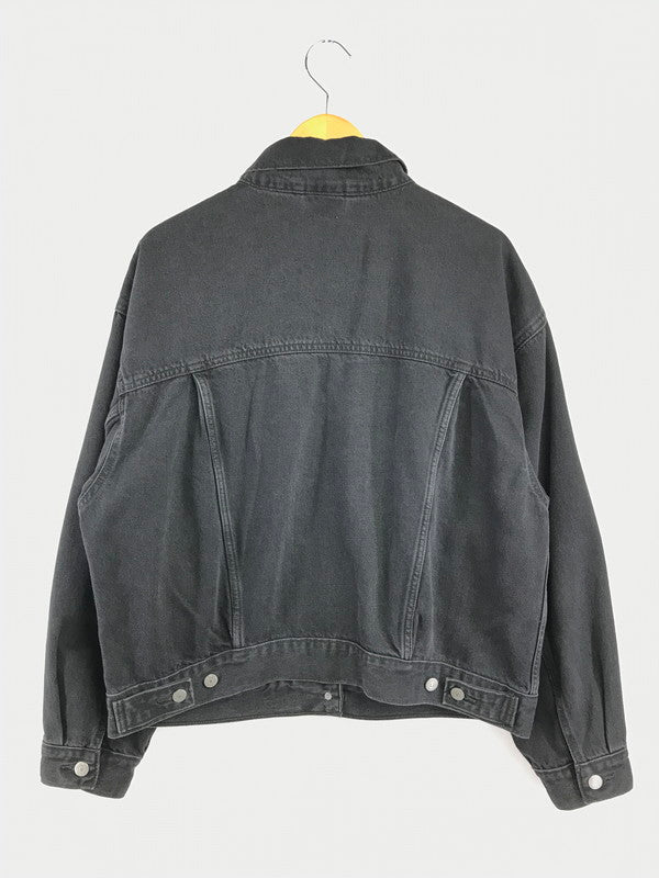 【中古品】【メンズ】 LEVI'S リーバイス DENIM TRACKER JACKET BLACK A1743-0044 デニム トラッカー ジャケット ライトアウター 147-260829-rt-06-tagh サイズ：L カラー：ブラック 万代Net店