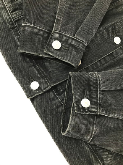 【中古品】【メンズ】 LEVI'S リーバイス DENIM TRACKER JACKET BLACK A1743-0044 デニム トラッカー ジャケット ライトアウター 147-260829-rt-06-tagh サイズ：L カラー：ブラック 万代Net店