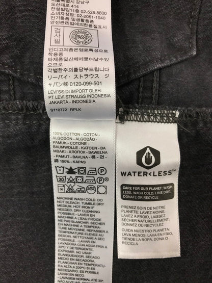 【中古品】【メンズ】 LEVI'S リーバイス DENIM TRACKER JACKET BLACK A1743-0044 デニム トラッカー ジャケット ライトアウター 147-260829-rt-06-tagh サイズ：L カラー：ブラック 万代Net店