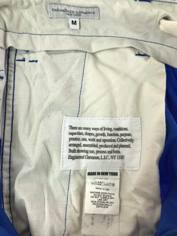 【中古品】【メンズ】 ENGINEERED GARMENTS エンジニアードガーメンツ OVER PANTS BLUE オーバー パンツ ボトムス 151-260829-rt-09-tagh サイズ：M カラー：ブルー 万代Net店