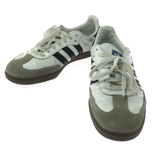【中古品】【メンズ】 ADIDAS アディダス SAMBA OG CLOUD WHITE CORE BLACK CLEAR GRANITE B75806 サンバ オージー スニーカー 靴 161-260906-rt-35-tagh サイズ：27.5cm US9 1/2 カラー：ブラック/ホワイト/グレー 万代Net店