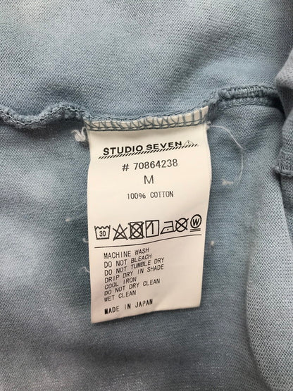 【中古品】【メンズ】 STUDIO SEVEN スタジオ セブン TIE-DYE T-SHIRT WITH BACK PRINT IN UPPERCASE 70864238 タイダイ Tシャツ トップス 142-260829-rt-01-tagh サイズ：M カラー：グレー 万代Net店