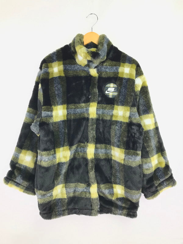 【中古品】【メンズ】 NIKE ナイキ AS W NSW FX FUR AOP JKT YELLOW BLACK GREEN GRAY DD4542-010 フェイクファー ジャケット アウター 148-260829-rt-07-tagh サイズ：M カラー：イエロー 万代Net店