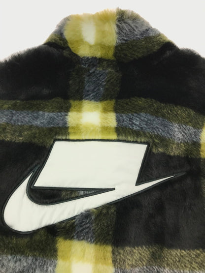 【中古品】【メンズ】 NIKE ナイキ AS W NSW FX FUR AOP JKT YELLOW BLACK GREEN GRAY DD4542-010 フェイクファー ジャケット アウター 148-260829-rt-07-tagh サイズ：M カラー：イエロー 万代Net店