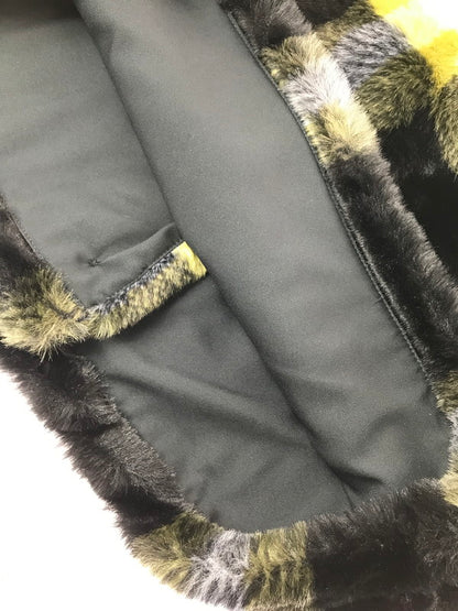 【中古品】【メンズ】 NIKE ナイキ AS W NSW FX FUR AOP JKT YELLOW BLACK GREEN GRAY DD4542-010 フェイクファー ジャケット アウター 148-260829-rt-07-tagh サイズ：M カラー：イエロー 万代Net店