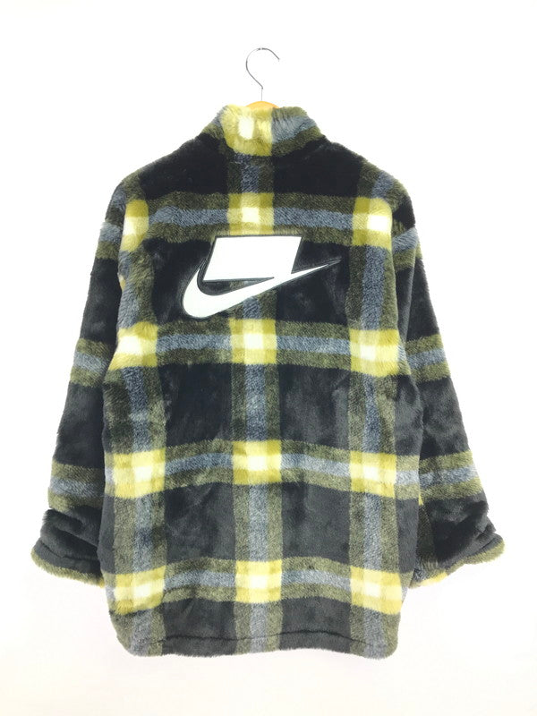 【中古品】【メンズ】 NIKE ナイキ AS W NSW FX FUR AOP JKT YELLOW BLACK GREEN GRAY DD4542-010 フェイクファー ジャケット アウター 148-260829-rt-07-tagh サイズ：M カラー：イエロー 万代Net店