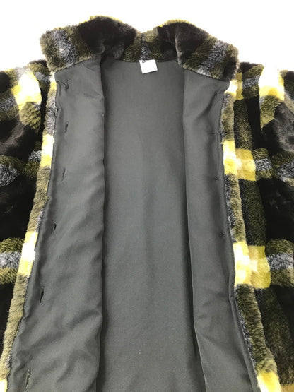 【中古品】【メンズ】 NIKE ナイキ AS W NSW FX FUR AOP JKT YELLOW BLACK GREEN GRAY DD4542-010 フェイクファー ジャケット アウター 148-260829-rt-07-tagh サイズ：M カラー：イエロー 万代Net店