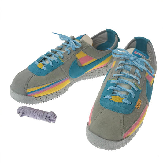【中古品】【メンズ】 NIKE ナイキ×UNION ユニオン CORTEZ SP DR1413-002 コルテッツ スニーカー 靴 160-260902-na-07-tagh サイズ：28cm US 10 カラー：LIGHT SMOKE GREY/CORAL CHALK/VARSITY MAIZE 万代Net店