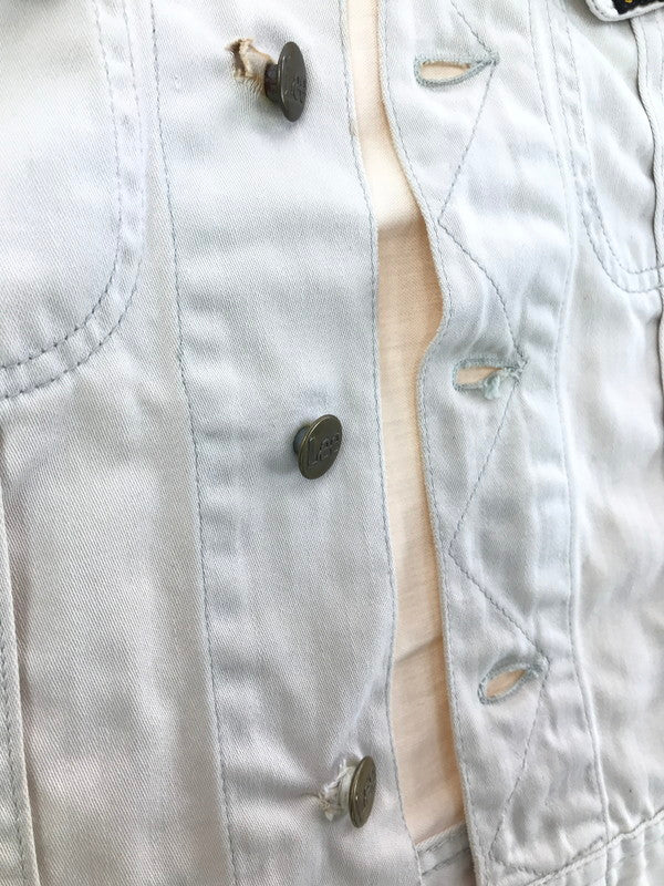 【ジャンク品】【メンズ】 LEE リー 60～70's 100-J WESTERNER JACKET 60～70年代 ウエスターナー ジャケット ライトアウター 146-260829-rt-04-tagh サイズ：36 カラー：ホワイト 万代Net店