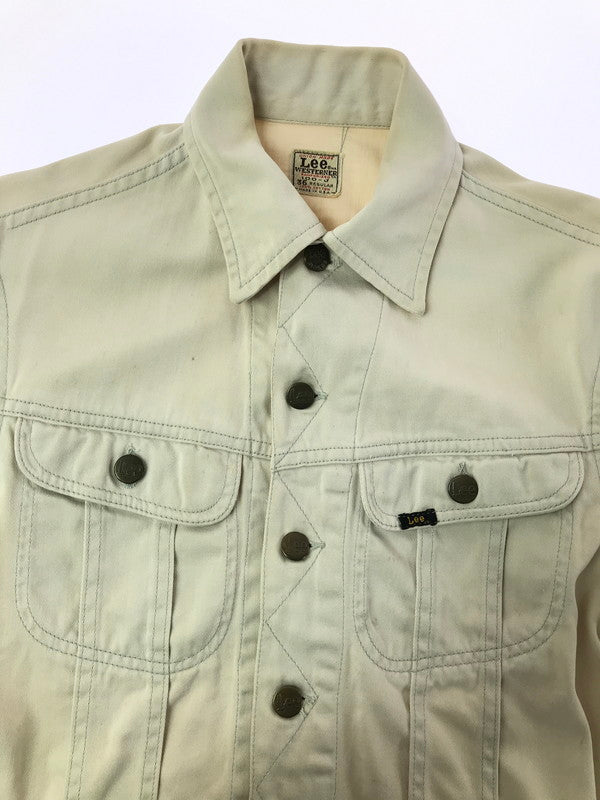 【ジャンク品】【メンズ】 LEE リー 60～70's 100-J WESTERNER JACKET 60～70年代 ウエスターナー ジャケット ライトアウター 146-260829-rt-04-tagh サイズ：36 カラー：ホワイト 万代Net店