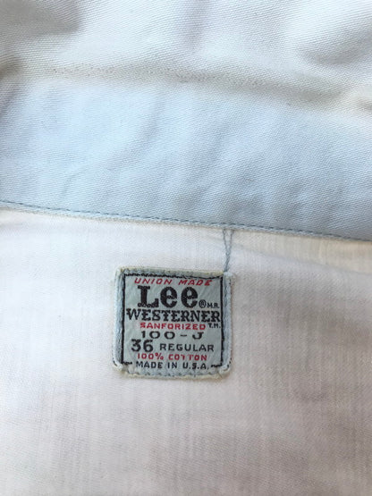 【ジャンク品】【メンズ】 LEE リー 60～70's 100-J WESTERNER JACKET 60～70年代 ウエスターナー ジャケット ライトアウター 146-260829-rt-04-tagh サイズ：36 カラー：ホワイト 万代Net店