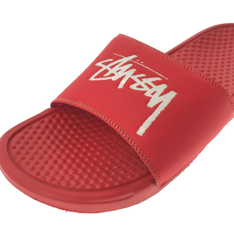 【中古品】【メンズ】 NIKE ナイキ× STUSSY ステューシー BENASSI SLIDE CW2787-600 ベナッシ スライド スニーカー 靴 160-260902-na-08-tagh サイズ：28cm US 10 カラー：HABANERD RED/WHITE 万代Net店