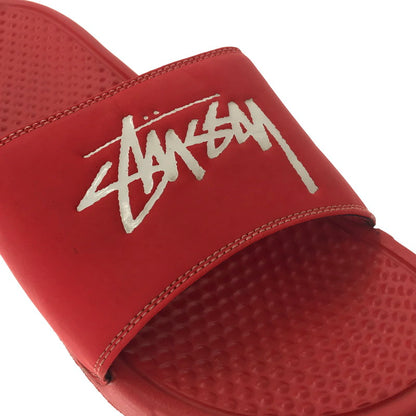 【中古品】【メンズ】 NIKE ナイキ× STUSSY ステューシー BENASSI SLIDE CW2787-600 ベナッシ スライド スニーカー 靴 160-260902-na-08-tagh サイズ：28cm US 10 カラー：HABANERD RED/WHITE 万代Net店