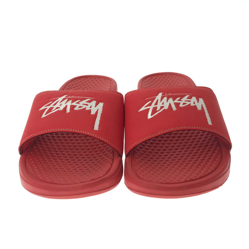 【中古品】【メンズ】 NIKE ナイキ× STUSSY ステューシー BENASSI SLIDE CW2787-600 ベナッシ スライド スニーカー 靴 160-260902-na-08-tagh サイズ：28cm US 10 カラー：HABANERD RED/WHITE 万代Net店