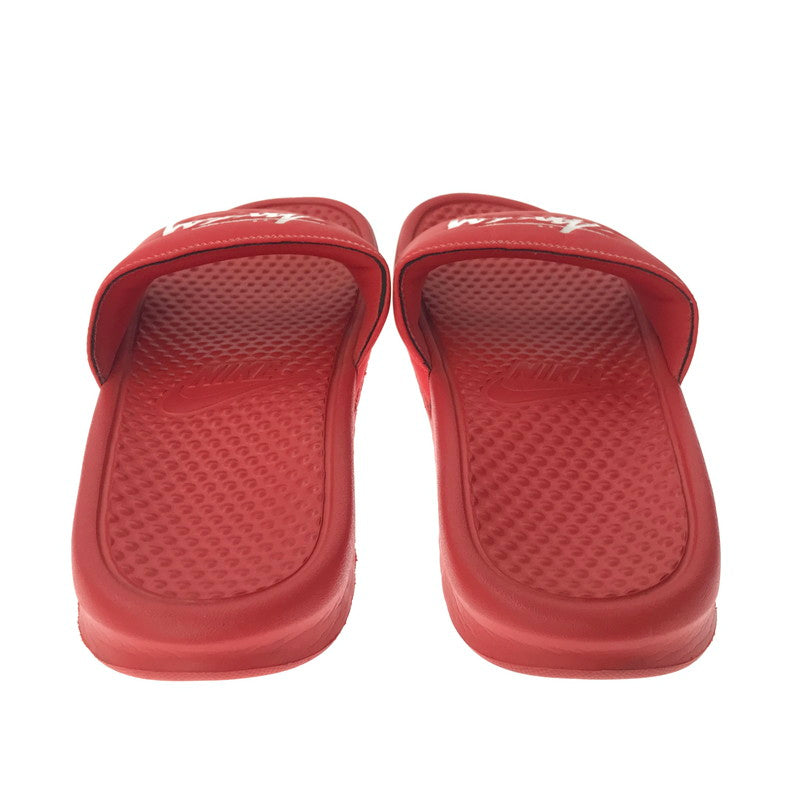 【中古品】【メンズ】 NIKE ナイキ× STUSSY ステューシー BENASSI SLIDE CW2787-600 ベナッシ スライド スニーカー 靴 160-260902-na-08-tagh サイズ：28cm US 10 カラー：HABANERD RED/WHITE 万代Net店