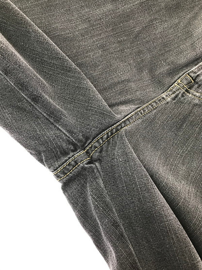 【中古品】【メンズ】 ECKO UNLTD エコー アンリミテッド BAGGY CARPENTER BLACK DENIM PANTS バギー カーペンター ブラック デニム パンツ ジーンズ 153-260829-rt-08-tagh サイズ：40 カラー：ブラック 万代Net店