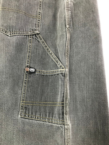 【中古品】【メンズ】 ECKO UNLTD エコー アンリミテッド BAGGY CARPENTER BLACK DENIM PANTS バギー カーペンター ブラック デニム パンツ ジーンズ 153-260829-rt-08-tagh サイズ：40 カラー：ブラック 万代Net店