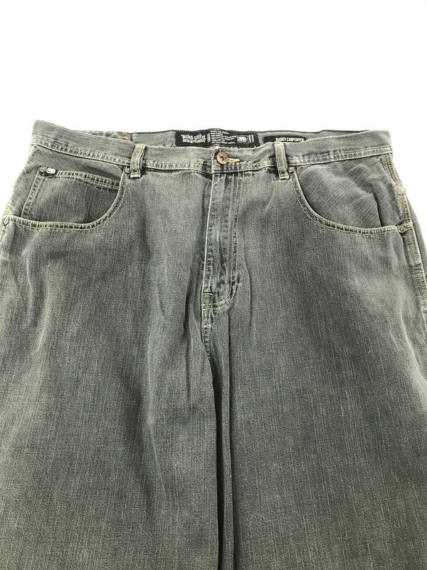 【中古品】【メンズ】 ECKO UNLTD エコー アンリミテッド BAGGY CARPENTER BLACK DENIM PANTS バギー カーペンター ブラック デニム パンツ ジーンズ 153-260829-rt-08-tagh サイズ：40 カラー：ブラック 万代Net店