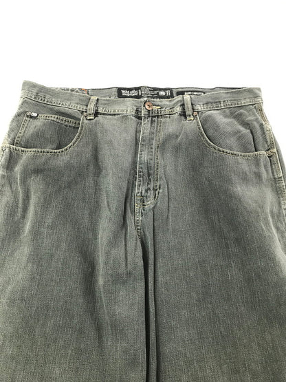 【中古品】【メンズ】 ECKO UNLTD エコー アンリミテッド BAGGY CARPENTER BLACK DENIM PANTS バギー カーペンター ブラック デニム パンツ ジーンズ 153-260829-rt-08-tagh サイズ：40 カラー：ブラック 万代Net店