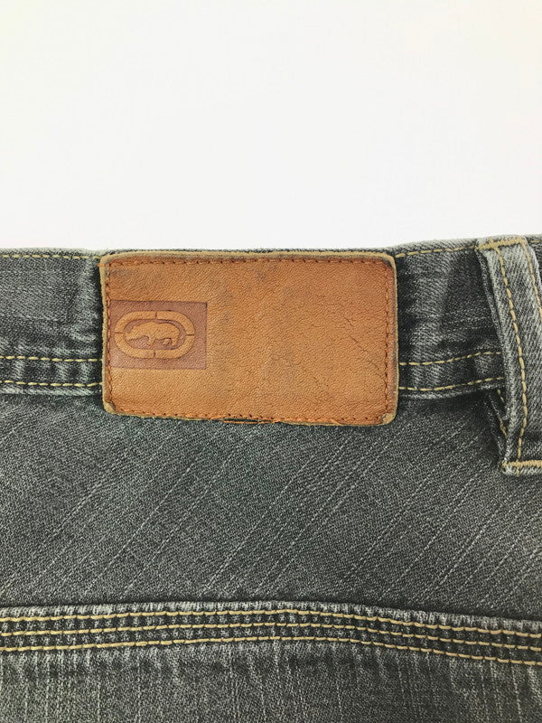 【中古品】【メンズ】 ECKO UNLTD エコー アンリミテッド BAGGY CARPENTER BLACK DENIM PANTS バギー カーペンター ブラック デニム パンツ ジーンズ 153-260829-rt-08-tagh サイズ：40 カラー：ブラック 万代Net店