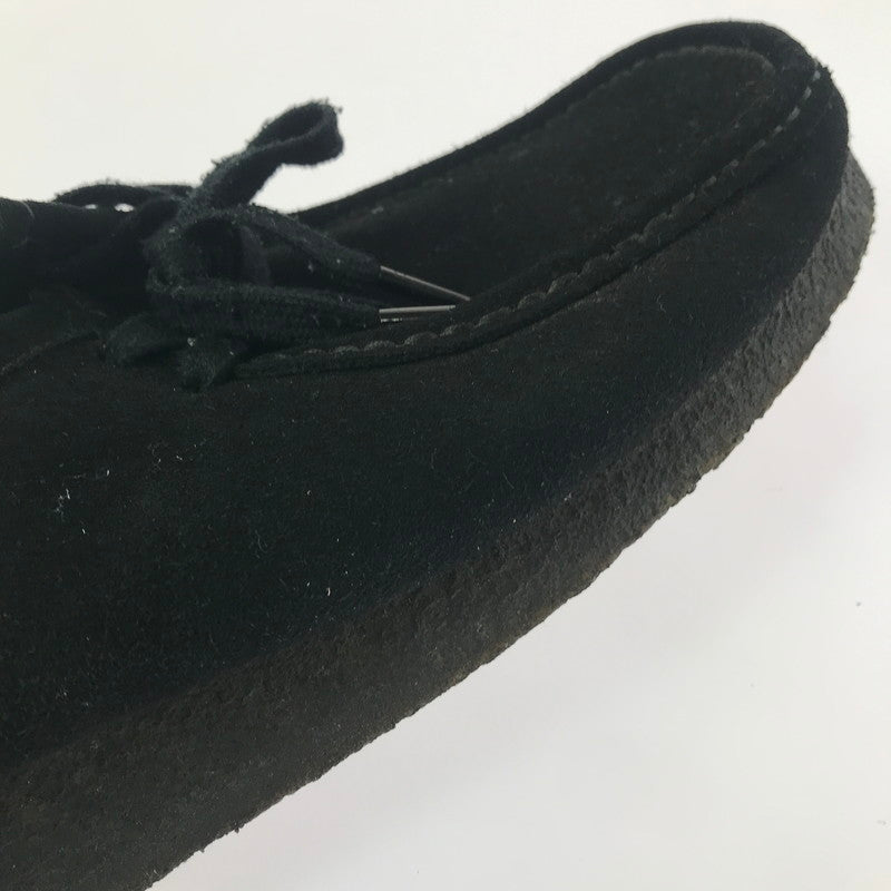 【中古品】【メンズ】 CLARKS クラークス WALLABEE SHOES BLACK ワラビー シューズ ブラック 靴 164-260913-rt-35-tagh サイズ：27cm カラー：ブラック 万代Net店