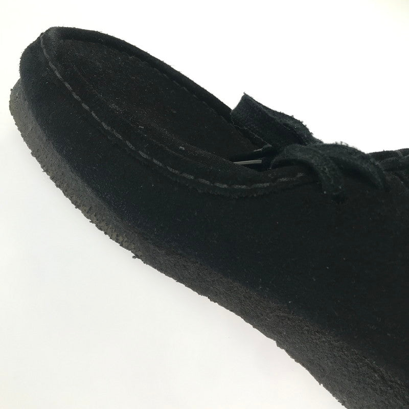 【中古品】【メンズ】 CLARKS クラークス WALLABEE SHOES BLACK ワラビー シューズ ブラック 靴 164-260913-rt-35-tagh サイズ：27cm カラー：ブラック 万代Net店