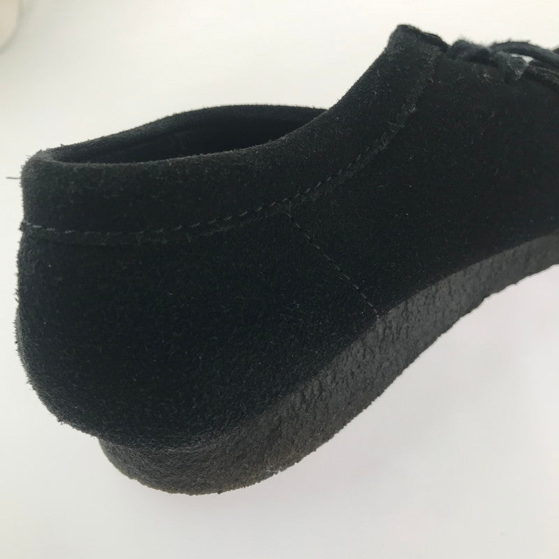 【中古品】【メンズ】 CLARKS クラークス WALLABEE SHOES BLACK ワラビー シューズ ブラック 靴 164-260913-rt-35-tagh サイズ：27cm カラー：ブラック 万代Net店
