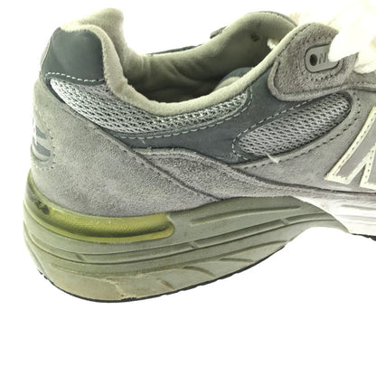 【現状渡し品】【メンズ】 NEW BALANCE ニューバランス MR993GL スニーカー 靴 162-260908-na-07-tagh サイズ：25cm US 07 カラー：GRAY 万代Net店