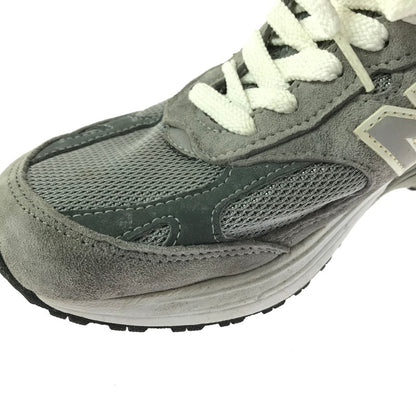 【現状渡し品】【メンズ】 NEW BALANCE ニューバランス MR993GL スニーカー 靴 162-260908-na-07-tagh サイズ：25cm US 07 カラー：GRAY 万代Net店