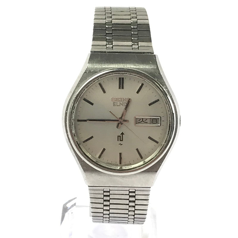 【現状渡し品】【メンズ】 SEIKO セイコー ELNIX 0703-8020 エルニクス 腕時計 197-260912-na-08-tagh カラー：シルバー 万代Net店