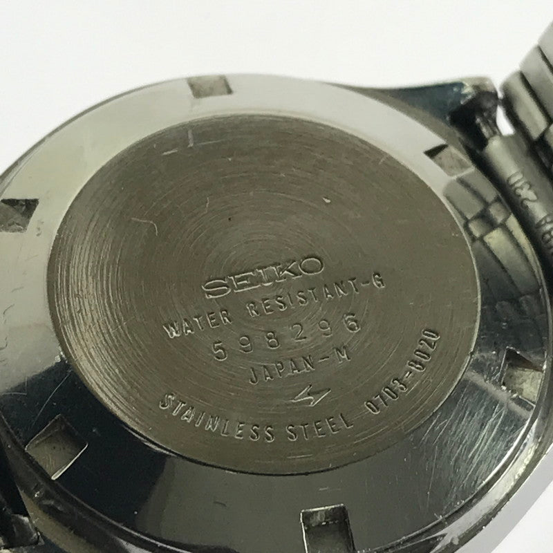 【現状渡し品】【メンズ】 SEIKO セイコー ELNIX 0703-8020 エルニクス 腕時計 197-260912-na-08-tagh カラー：シルバー 万代Net店