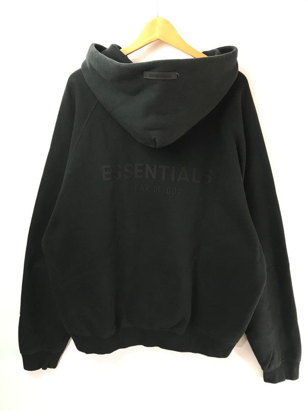 【中古品】【メンズ】 FOG ESSENTIALS フィア オブ ゴッド エッセンシャルズ BACK RUBBER LOGO HOODIE バック ラバー ロゴ フーディー パーカー 142-260829-rt-36-tagh サイズ：XL カラー：ブラック 万代Net店