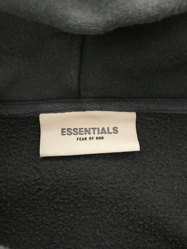 【中古品】【メンズ】 FOG ESSENTIALS フィア オブ ゴッド エッセンシャルズ BACK RUBBER LOGO HOODIE バック ラバー ロゴ フーディー パーカー 142-260829-rt-36-tagh サイズ：XL カラー：ブラック 万代Net店