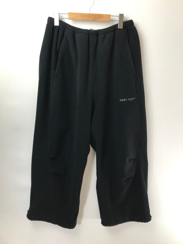 【中古品】【メンズ】 YDOT ワイドット TECH FLEECE BAGGY PANTS BLACK YU61605 テック フリース バギー パンツ ボトムス 155-260829-rt-34-tagh サイズ：L カラー：ブラック 万代Net店