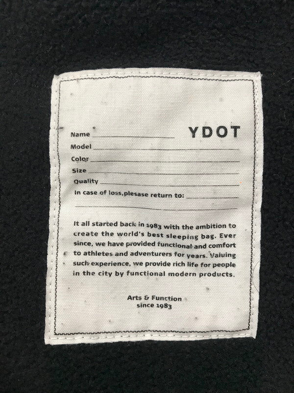 【中古品】【メンズ】 YDOT ワイドット TECH FLEECE BAGGY PANTS BLACK YU61605 テック フリース バギー パンツ ボトムス 155-260829-rt-34-tagh サイズ：L カラー：ブラック 万代Net店