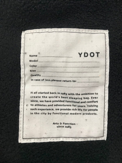 【中古品】【メンズ】 YDOT ワイドット TECH FLEECE BAGGY PANTS BLACK YU61605 テック フリース バギー パンツ ボトムス 155-260829-rt-34-tagh サイズ：L カラー：ブラック 万代Net店
