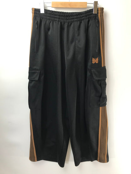 【中古品】【メンズ】 NEEDLES ニードルス × THE GALLERY BOX ザ ギャラリー ボックス H.D.TRUCK PANTS BLACK QV1661 トラック パンツ ボトムス 151-260829-rt-32-tagh サイズ：S カラー：ブラウン/ブラック 万代Net店