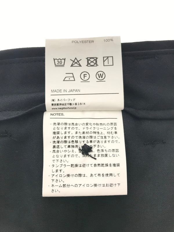 【中古品】【メンズ】 NEIGHBORHOOD ネイバーフッド TUCK E-PT BLACK 221AQNH-PTM03 タック パンツ ボトムス 153-260829-rt-40-tagh サイズ：M カラー：ブラック 万代Net店