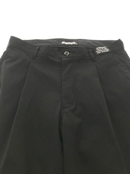 【中古品】【メンズ】 NEIGHBORHOOD ネイバーフッド TUCK E-PT BLACK 221AQNH-PTM03 タック パンツ ボトムス 153-260829-rt-40-tagh サイズ：M カラー：ブラック 万代Net店