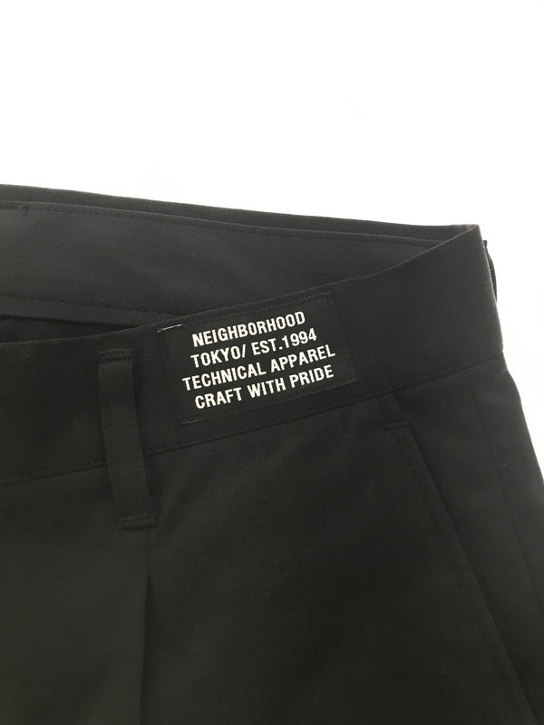 【中古品】【メンズ】 NEIGHBORHOOD ネイバーフッド TUCK E-PT BLACK 221AQNH-PTM03 タック パンツ ボトムス 153-260829-rt-40-tagh サイズ：M カラー：ブラック 万代Net店