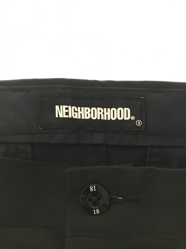 【中古品】【メンズ】 NEIGHBORHOOD ネイバーフッド TUCK E-PT BLACK 221AQNH-PTM03 タック パンツ ボトムス 153-260829-rt-40-tagh サイズ：M カラー：ブラック 万代Net店