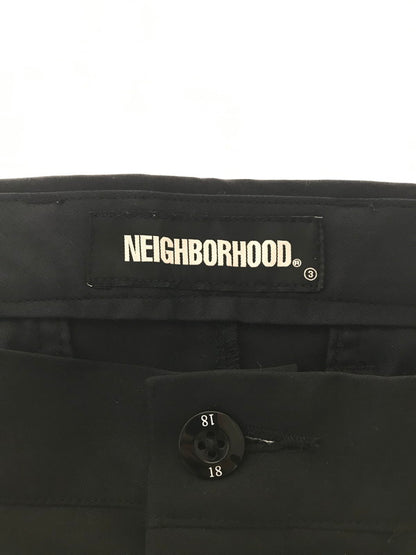 【中古品】【メンズ】 NEIGHBORHOOD ネイバーフッド TUCK E-PT BLACK 221AQNH-PTM03 タック パンツ ボトムス 153-260829-rt-40-tagh サイズ：M カラー：ブラック 万代Net店