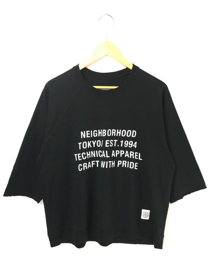 【中古品】【メンズ】 NEIGHBORHOOD ネイバーフッド 20SS 201UNNH-CSM04 BD C-CREW . 3Q ラグラン スリーブ 7分丈 カットソー トップス 142-260829-rt-37-tagh サイズ：S カラー：ブラック 万代Net店